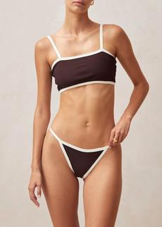 Sol Brown Bikini Top via Alohas