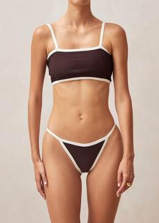 Mar Brown Bikini Bottom via Alohas