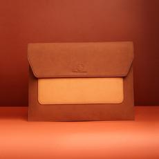 Kol Brown Laptop Sleeve via Funky Kalakar