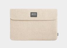 Laptop case in Beige hemp via 8000kicks