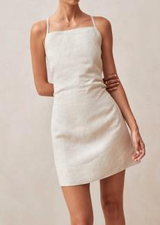 Lina Natural Mini Dress via Alohas