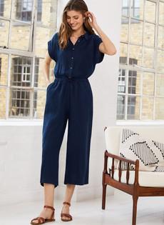Rosie Linen Jumpsuit via Baukjen