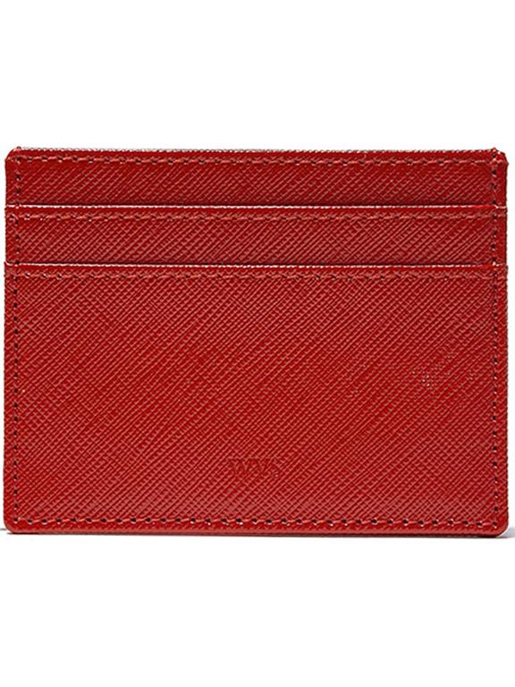 Cardholder Saffiano Red via Shop Like You Give a Damn